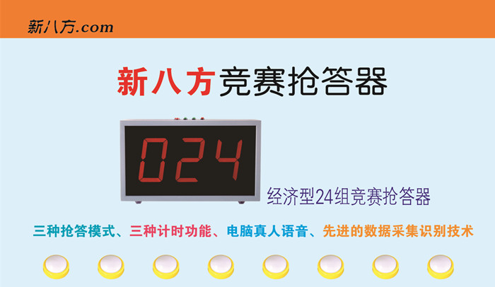 XBF-2014經(jīng)濟(jì)型競(jìng)賽搶答器(圖1)